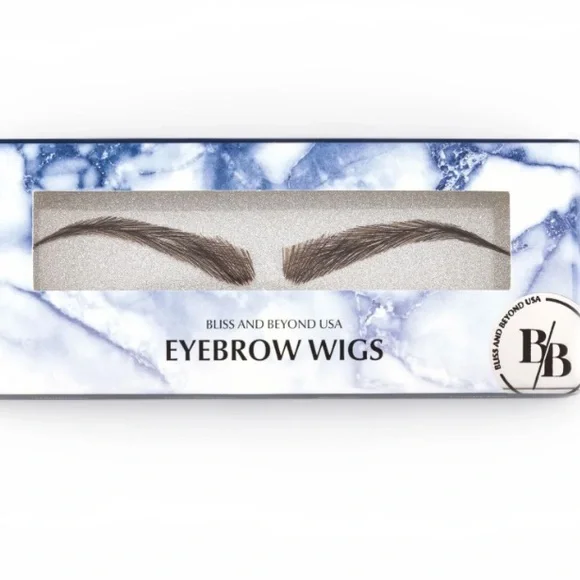 Brand New Trimmable Real Hair Eyebrow wigs with adhesive. Both Dark Brown.